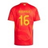 Camisola + Calções Espanha Rodrigo 16 Criança Equipamento 1ª Euro 2024